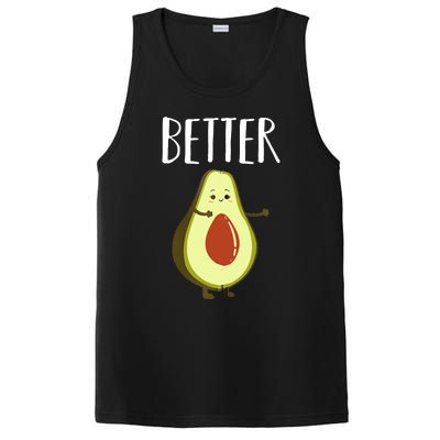 Better Half Avocado Matching Couple Valentine's Day Wedding PosiCharge Competitor Tank