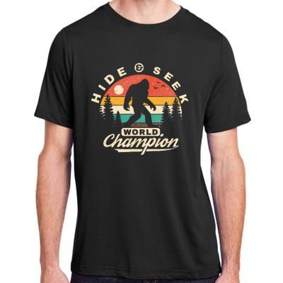 Bigfoot Hide And Seek World Champion Sasquatch Adult ChromaSoft Performance T-Shirt