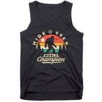 Bigfoot Hide And Seek World Champion Sasquatch Tank Top