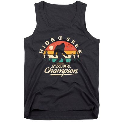 Bigfoot Hide And Seek World Champion Sasquatch Tank Top