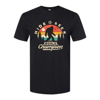 Bigfoot Hide And Seek World Champion Sasquatch Softstyle CVC T-Shirt