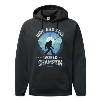 Bigfoot Hide And Seek Bigfoot Hide And Seek Champion Performance Fleece Hoodie