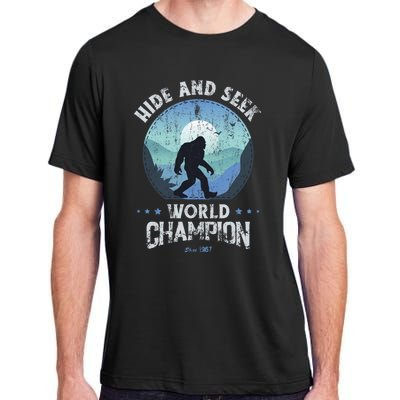 Bigfoot Hide And Seek Bigfoot Hide And Seek Champion Adult ChromaSoft Performance T-Shirt