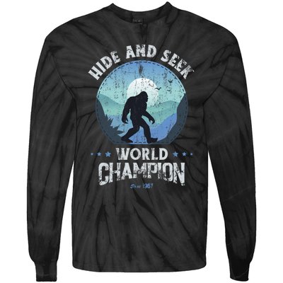 Bigfoot Hide And Seek Bigfoot Hide And Seek Champion Tie-Dye Long Sleeve Shirt