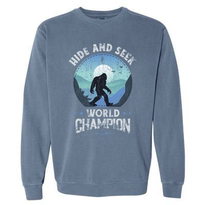 Bigfoot Hide And Seek Bigfoot Hide And Seek Champion Garment-Dyed Sweatshirt