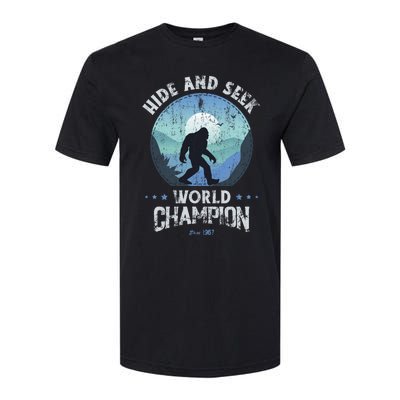 Bigfoot Hide And Seek Bigfoot Hide And Seek Champion Softstyle CVC T-Shirt