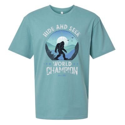 Bigfoot Hide And Seek Bigfoot Hide And Seek Champion Sueded Cloud Jersey T-Shirt