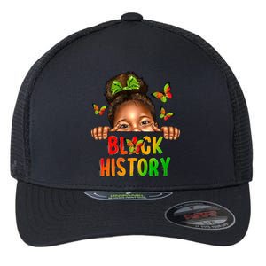 Black History Afro Black Freedom 1865 African American Gift Flexfit Unipanel Trucker Cap