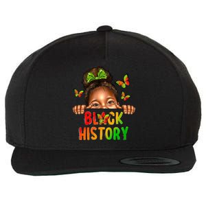 Black History Afro Black Freedom 1865 African American Gift Wool Snapback Cap