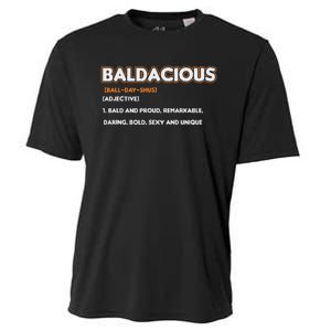 Bald Hairless Alopecia Bald Definition Cooling Performance Crew T-Shirt