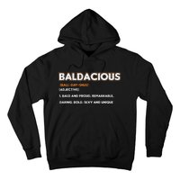 Bald Hairless Alopecia Bald Definition Hoodie