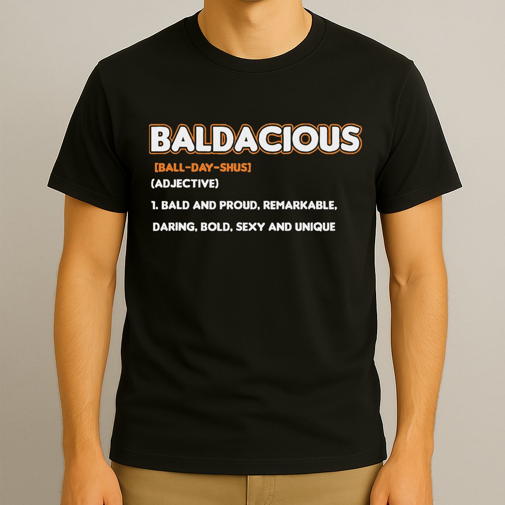 Bald Hairless Alopecia Bald Definition T-Shirt