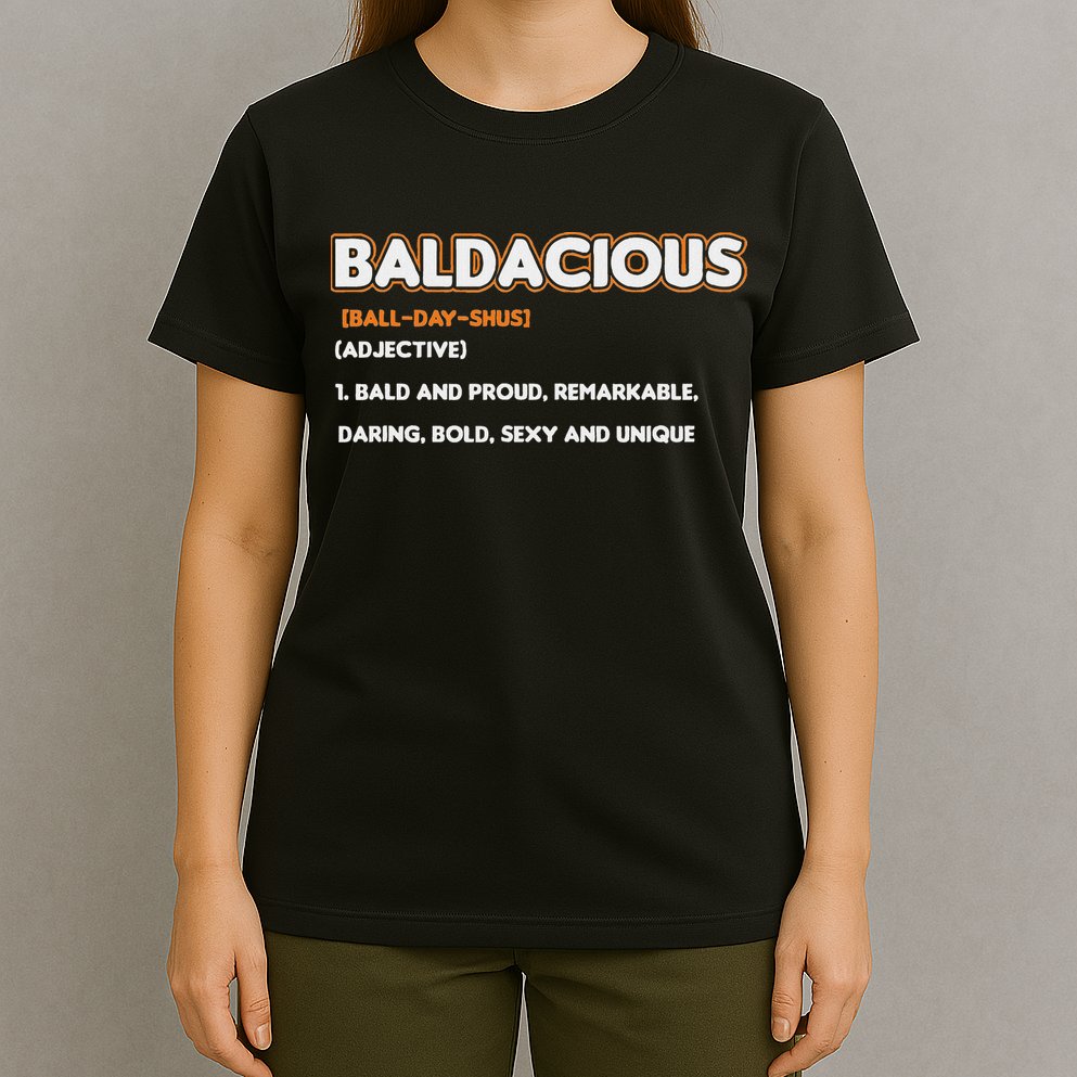 Bald Hairless Alopecia Bald Definition T-Shirt