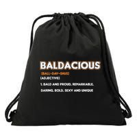 Bald Hairless Alopecia Bald Definition Drawstring Bag