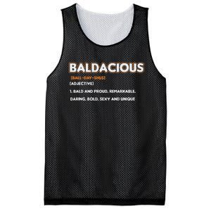 Bald Hairless Alopecia Bald Definition Mesh Reversible Basketball Jersey Tank