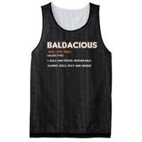 Bald Hairless Alopecia Bald Definition Mesh Reversible Basketball Jersey Tank