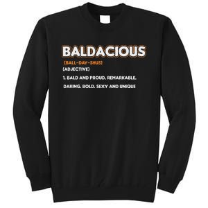 Bald Hairless Alopecia Bald Definition Tall Sweatshirt