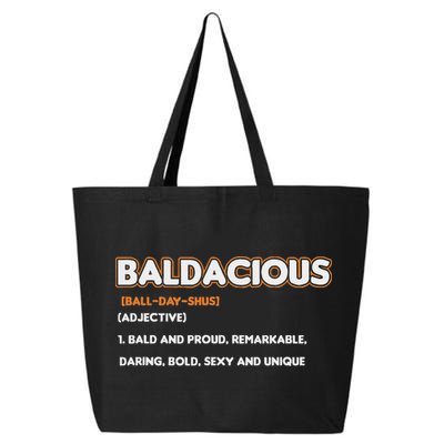 Bald Hairless Alopecia Bald Definition 25L Jumbo Tote