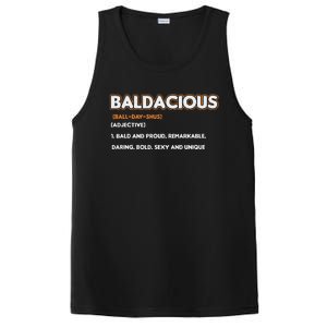 Bald Hairless Alopecia Bald Definition PosiCharge Competitor Tank