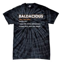 Bald Hairless Alopecia Bald Definition Tie-Dye T-Shirt