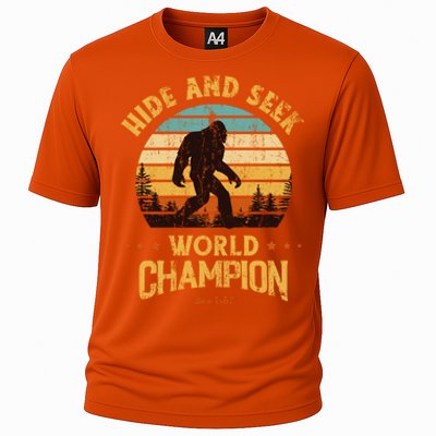 Bigfoogift Hide And Seek Bigfoot Hide And Seek Champion Cute Gift Cooling Performance Crew T-Shirt