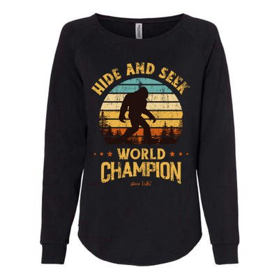 Bigfoogift Hide And Seek Bigfoot Hide And Seek Champion Cute Gift Womens California Wash Sweatshirt