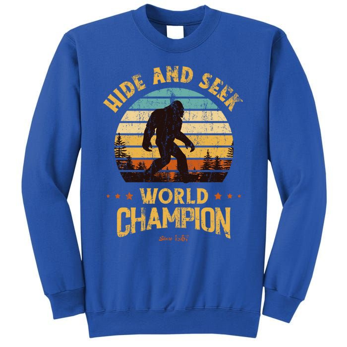 Bigfoogift Hide And Seek Bigfoot Hide And Seek Champion Cute Gift Sweatshirt