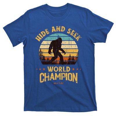 Bigfoogift Hide And Seek Bigfoot Hide And Seek Champion Cute Gift T-Shirt