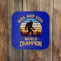 Bigfoogift Hide And Seek Bigfoot Hide And Seek Champion Cute Gift Coaster