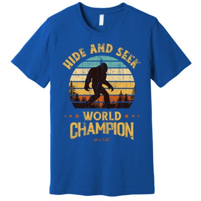 Bigfoogift Hide And Seek Bigfoot Hide And Seek Champion Cute Gift Premium T-Shirt