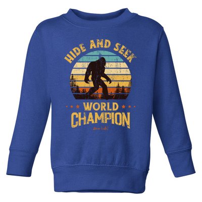 Bigfoogift Hide And Seek Bigfoot Hide And Seek Champion Cute Gift Toddler Sweatshirt