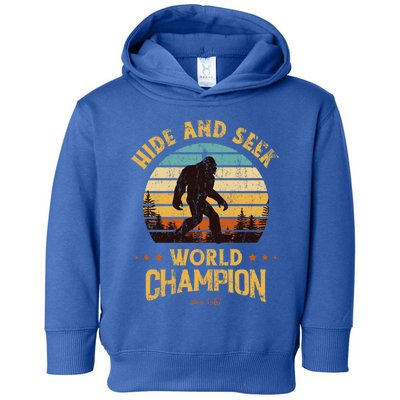 Bigfoogift Hide And Seek Bigfoot Hide And Seek Champion Cute Gift Toddler Hoodie