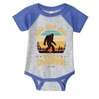 Bigfoogift Hide And Seek Bigfoot Hide And Seek Champion Cute Gift Infant Baby Jersey Bodysuit