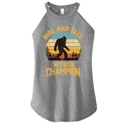 Bigfoogift Hide And Seek Bigfoot Hide And Seek Champion Cute Gift Women's Perfect Tri Rocker Tank