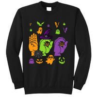 Boo Hands American Sign Language ASL Halloween Pride Sweatshirt