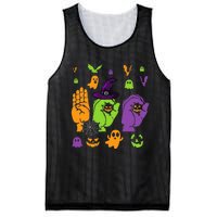 Boo Hands American Sign Language ASL Halloween Pride Mesh Reversible Basketball Jersey Tank