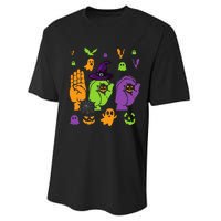 Boo Hands American Sign Language ASL Halloween Pride Performance Sprint T-Shirt