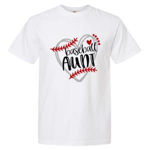 Baseball Heart AUN Auntie Trendy Garment-Dyed Heavyweight T-Shirt