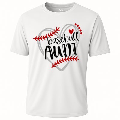 Baseball Heart AUN Auntie Trendy Performance Shirt