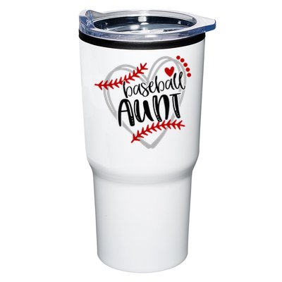 Baseball Heart AUN Auntie Trendy Tumbler