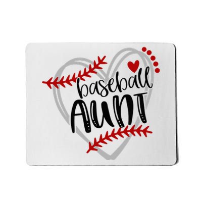 Baseball Heart AUN Auntie Trendy Mousepad