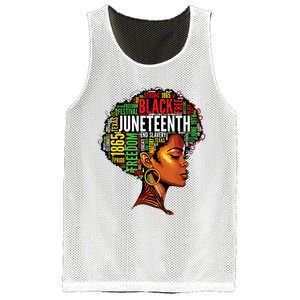 Black History Afro Queen Melanin Word Art Women Juneteenth Mesh Reversible Basketball Jersey Tank