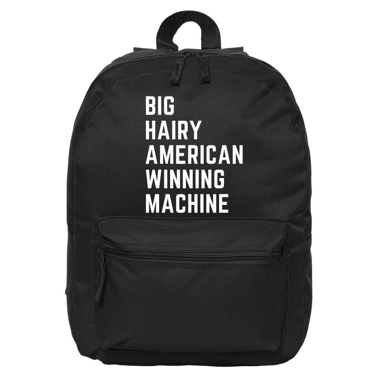 Big Hairy American Winning Machine 16 in Basic Backpack