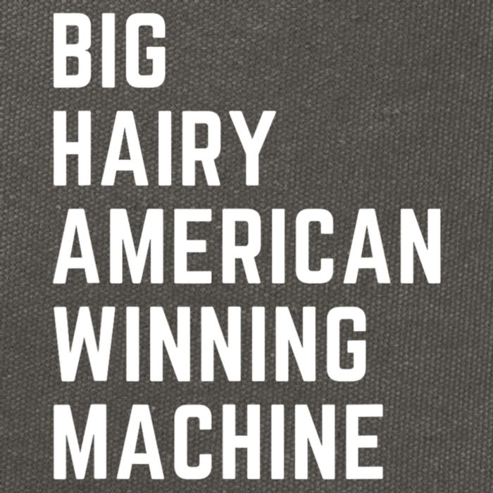 Big Hairy American Winning Machine Cotton Canvas Backpack