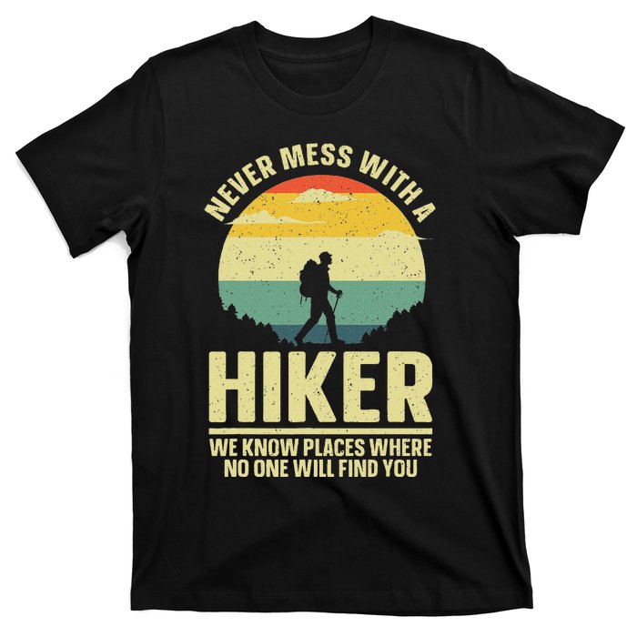 Best Hiking Art Outdoor Hike Gear Hiker Hiking T-Shirt