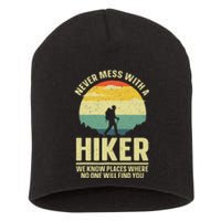 Best Hiking Art Outdoor Hike Gear Hiker Hiking Short Acrylic Beanie