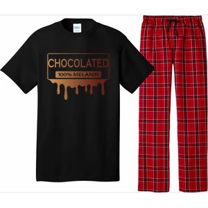 Black History African American 100% Melanin Chocolated Cute Gift Pajama Set