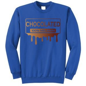 Black History African American 100% Melanin Chocolated Cute Gift Sweatshirt