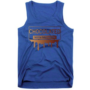 Black History African American 100% Melanin Chocolated Cute Gift Tank Top