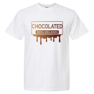 Black History African American 100% Melanin Chocolated Cute Gift Garment-Dyed Heavyweight T-Shirt